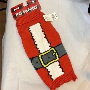 NEW pet sweater holiday